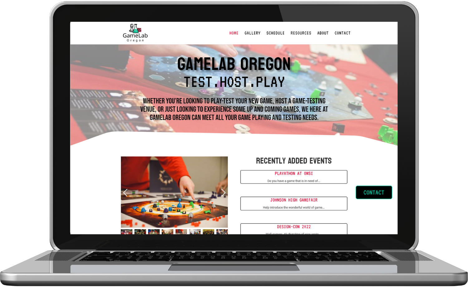 Gamelab Oregon desktop display